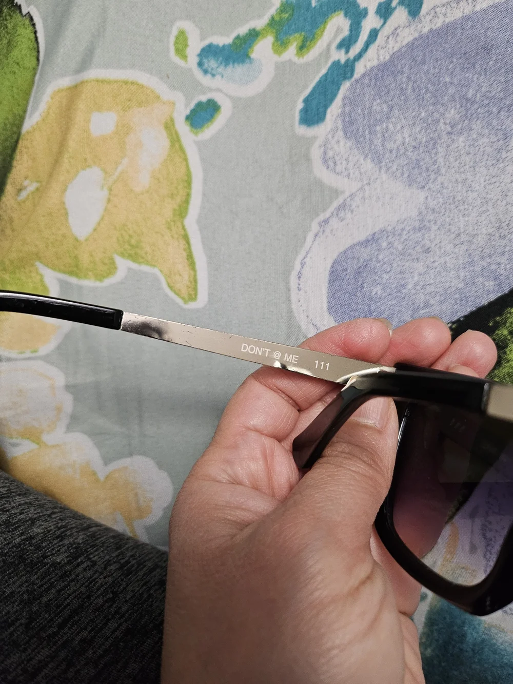 Quay Australia Black Cat-Eye Sunglasses with Purple Gradient Lenses